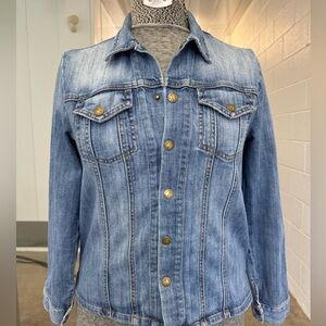 Current/Elliott Blue Denim Jacket
